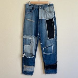 🚫SOLD🚫LF patchwork straight jeans